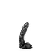 All Black - Klassieke Dildo - 23 x 5 cm - Zwart