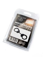 Mister B Cuff - Double Lock - Stalen Politiehandboeien Met Ketting - Zwart