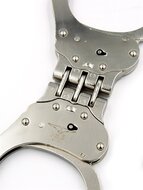 Mister B Cuff - Hinged - Scharnierende Politiehandboeien - Zilver