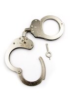 Mister B Cuff - Double Lock with hoop - Politiehandboeien - Zilver