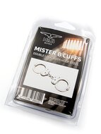 Mister B Cuff - Double Lock with hoop - Politiehandboeien - Zilver