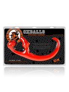 Oxballs Alien Tail Kwispelende Puppy Play Buttplug - rood