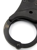 Mister B Cuff - Double Lock Rigid Steel - Politiehandboeien - Zwart