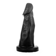 All Black - Dildo - 39 x 8.5 cm - Zwart