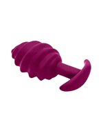 G-Vibe - G-plug Twist 2 - Geribbelde Buttplug - Paars