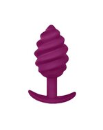 G-Vibe - G-plug Twist 2 - Geribbelde Buttplug - Paars