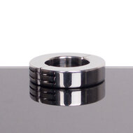 Kiotos - Ballstretcher RVS Met Groeven Scharnierend 14 mm Hoog - Diameter 35 mm