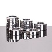 Kiotos - Ballstretcher RVS Met Groeven Scharnierend 14 mm Hoog - Diameter 35 mm