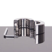 Kiotos - Ballstretcher RVS Met Groeven Scharnierend 28 mm hoog ‚ 35 mm diameter