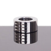 Kiotos - Ballstretcher RVS Met Groeven Scharnierend 28 mm hoog ‚ 35 mm diameter