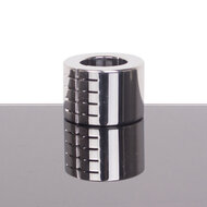 Kiotos - Ballstretcher RVS Met Groeven Scharnierend 42 mm Hoog - Diameter 35 mm