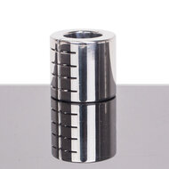 Kiotos - Ballstretcher RVS Met Groeven Scharnierend 56 mm Hoog- Ø 35 mm