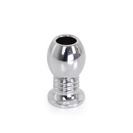 Kiotos - Holle Anaal Plug - RVS - Geribbeld - Lengte 70 mm