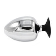 Kiotos - Buttplug RVS met Siliconen Voetje BIG-S - 80 mm