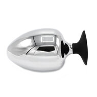 Kiotos - Buttplug RVS met Siliconen Voetje BIG-S - 80 mm