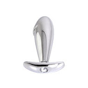 Kiotos - RVS Buttplug Met ribbel Voor prostaat stimulatie En Handvat