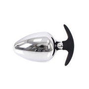 Kiotos - Sucker RVS Buttplug BIG-S 60 mm Met Siliconen voetje/handvat