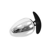 Kiotos - Sucker RVS Buttplug BIG-S 60 mm Met Siliconen voetje/handvat
