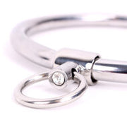 Kiotos - Collar RVS met verborgen sluiting achter de O-Ring - large