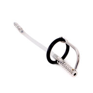 Kiotos - Geribbelde Urethral Catheter Plug - Dilator Met eikelring