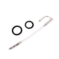 Kiotos - Geribbelde Urethral Catheter Plug - Dilator Met eikelring