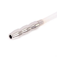 Kiotos - Geribbelde Urethral Catheter Plug - Dilator Met eikelring