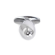 Kiotos - RVS Buttplug Met ribbel Voor prostaat stimulatie En Handvat