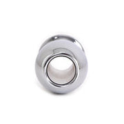 Kiotos - Holle Anaal Plug - RVS - Geribbeld - Lengte 70 mm