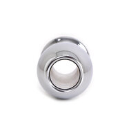 Kiotos - Holle Anaal Plug - RVS - Geribbeld - Lengte 70 mm