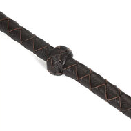 Wild Gent Bruin lederen handgemaakte zweep | exclusief en luxe ontwerp