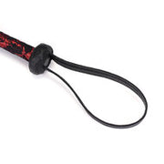 Liebe Seele - Victorian Garden - Bull Whip - Single Tail Zweep - Vegan Friendly - Rood/Zwart