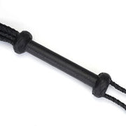 Demon's Kiss Gevlochten Cat O Nine Zweep/Flogger - luxe en exclusief ontwerp - zwart