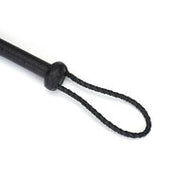 Demon's Kiss Gevlochten Cat O Nine Zweep/Flogger - luxe en exclusief ontwerp - zwart
