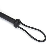 Demon's Kiss Gevlochten Cat O Nine Zweep/Flogger - luxe en exclusief ontwerp - zwart