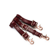 Wine Red Forced Orgasm Harnas Belt - gedwongen orgasme riem