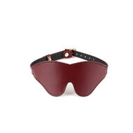 Liebe Seele - Wine Red Luxe en Exclusieve Lederen Blinddoek - wijnrood