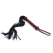 Liebe Seele - Wine Red Luxe lederen flogger - exclusief en handgemaakt in Japan