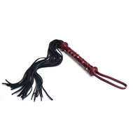 Liebe Seele - Wine Red Luxe lederen flogger - exclusief en handgemaakt in Japan