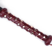 Liebe Seele - Wine Red Luxe lederen flogger - exclusief en handgemaakt in Japan