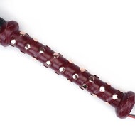 Liebe Seele - Wine Red Luxe lederen flogger - exclusief en handgemaakt in Japan