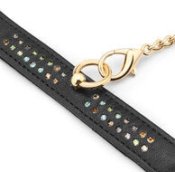 Liebe Seele - Shining Girl Handgemaakte lederen polsboeien met strass steentjes - exclusief en luxe ontwerp