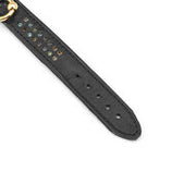 Liebe Seele - Shining Girl Handgemaakte lederen enkelboeien met strass steentjes - exclusief en luxe ontwerp