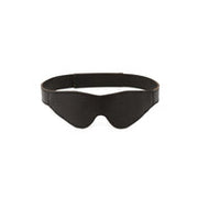 Liebe Seele - Wild Gent Bruin lederen blinddoek met klittenbandsluiting - exclusief en luxe ontwerp