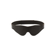 Liebe Seele - Wild Gent Bruin lederen blinddoek met klittenbandsluiting - exclusief en luxe ontwerp
