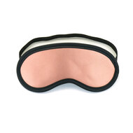Liebe Seele - Rose Gold Memory Exclusieve Leren blinddoek met pluche voering - rosé goud
