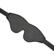Liebe Seele - Dark Secret Exclusieve Leren Blinddoek met Gouden Gesp