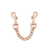 Liebe Seele - Rose Gold Memory Exclusieve Leren enkelboeien met voering van imitatiebont - rosé goud