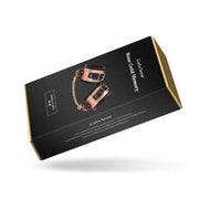 Liebe Seele - Rose Gold Memory Exclusieve Leren enkelboeien met voering van imitatiebont - rosé goud