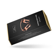 Liebe Seele - Rose Gold Memory Exclusieve Leren enkelboeien met voering van imitatiebont - rosé goud