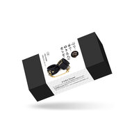 Liebe Seele - Dark Secret Exclusieve Lederen handboeien met goud metalen beslag - zwart/goud